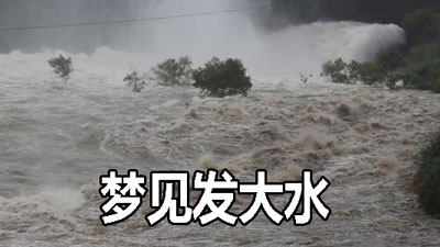 梦见发大水了是什么征兆